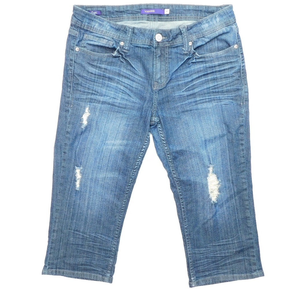 VIGOSS Capris Size 11 / 30x20 Distressed